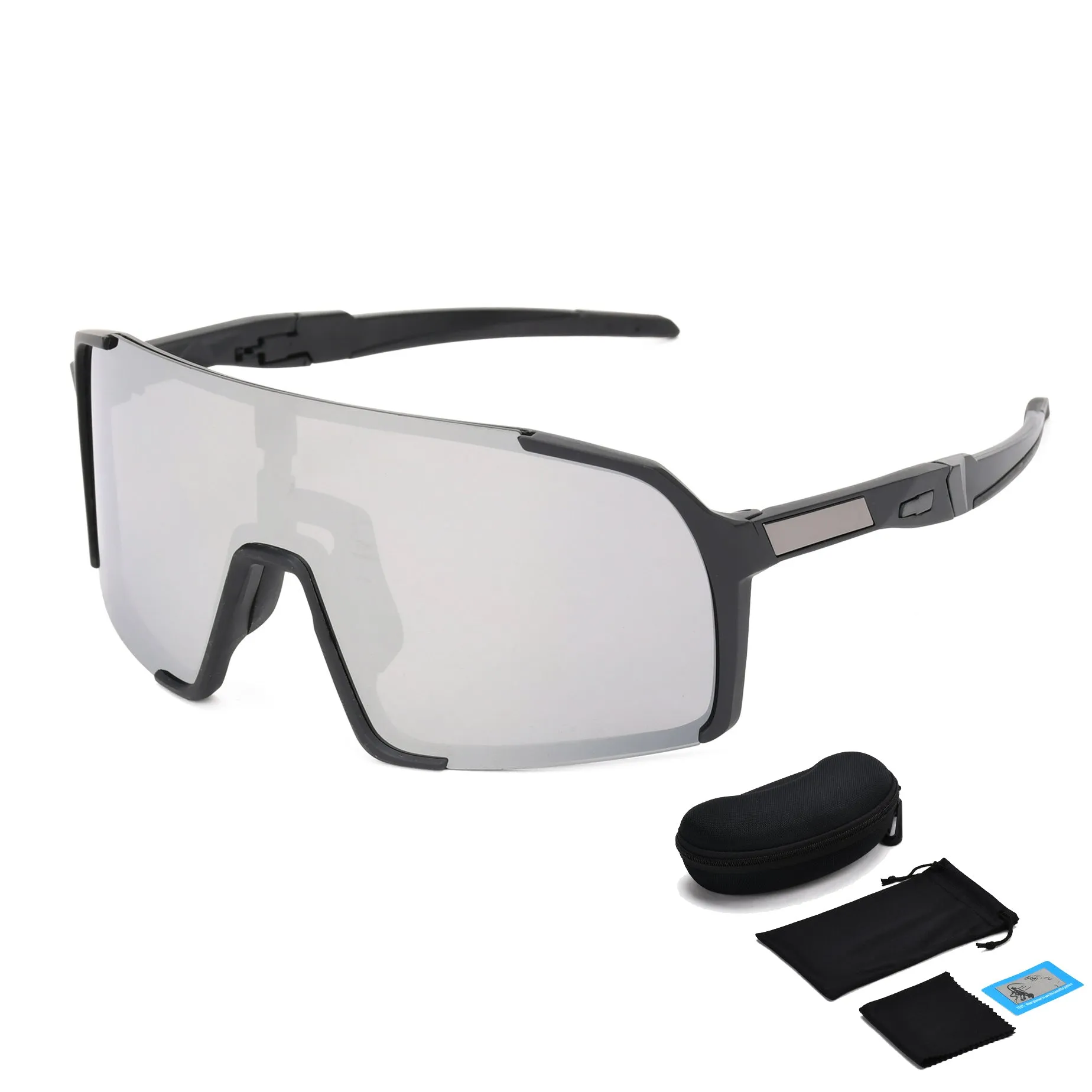 Polarized Sports Sunglasses for Men and Women, Fishing Baseball Running Cycling Mountain Sun Glasses UV Protection