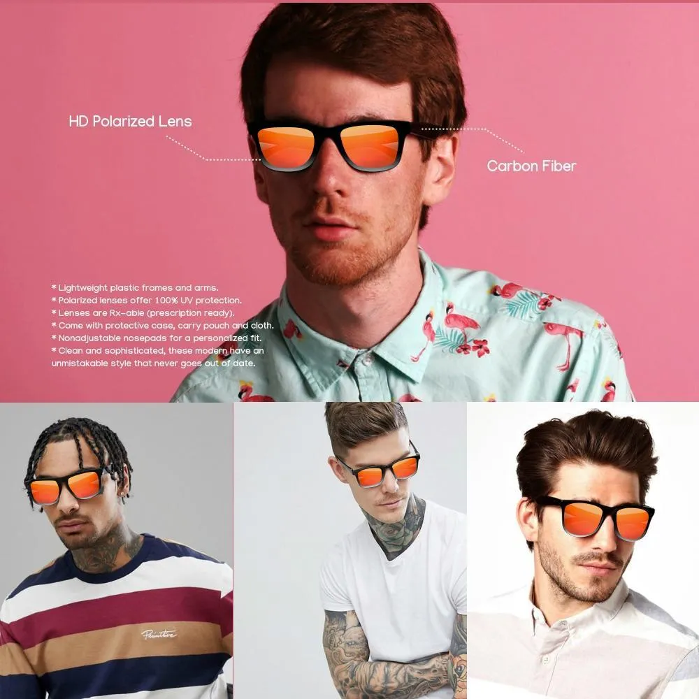 Polarized Sunglasses for Women / Men Gradient Frame Wayfarer