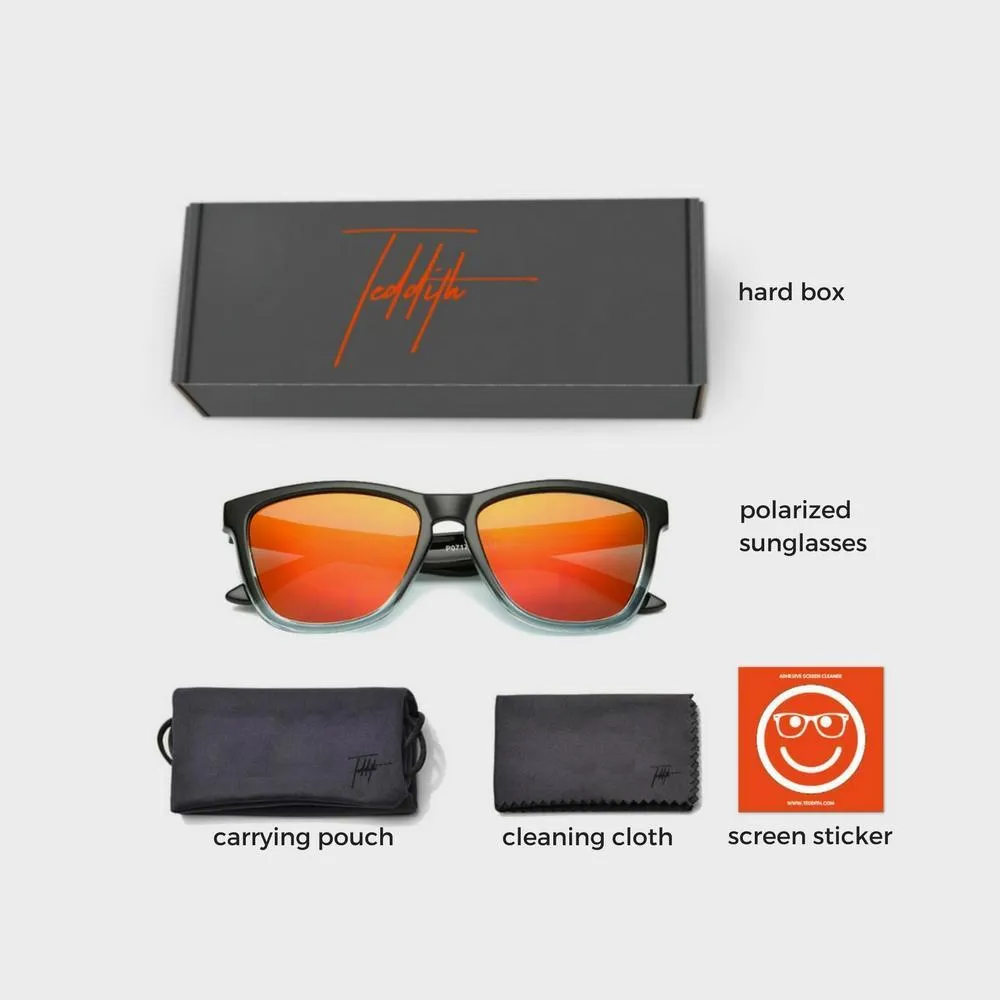 Polarized Sunglasses for Women / Men Gradient Frame Wayfarer