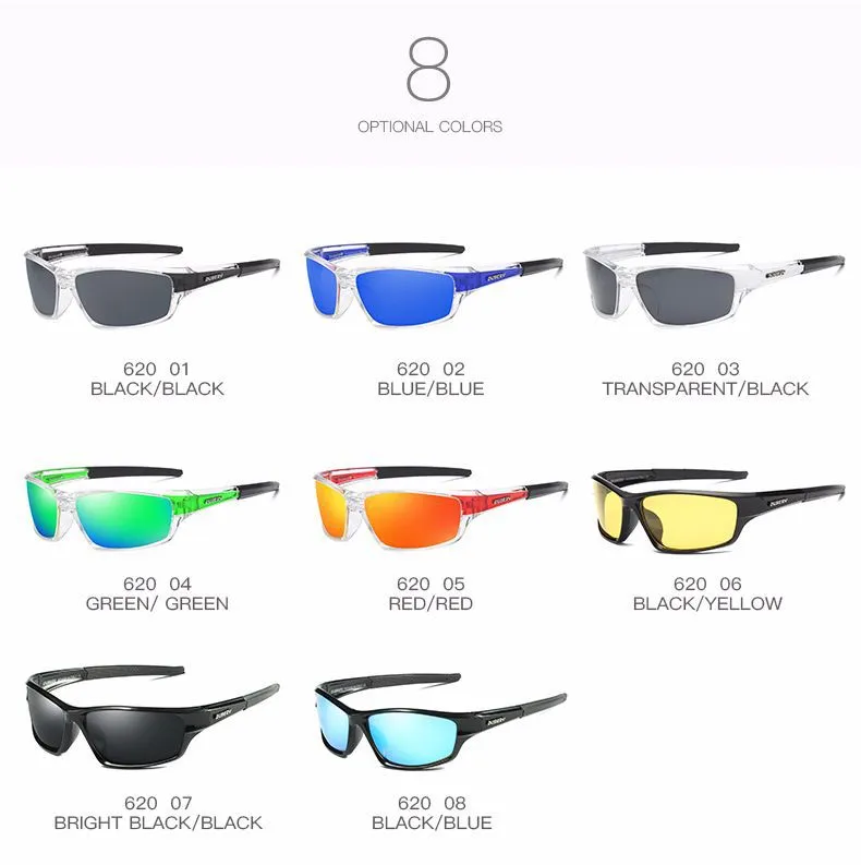 Polarized UV400 Sunglasses for Men Sports Cycling Protection