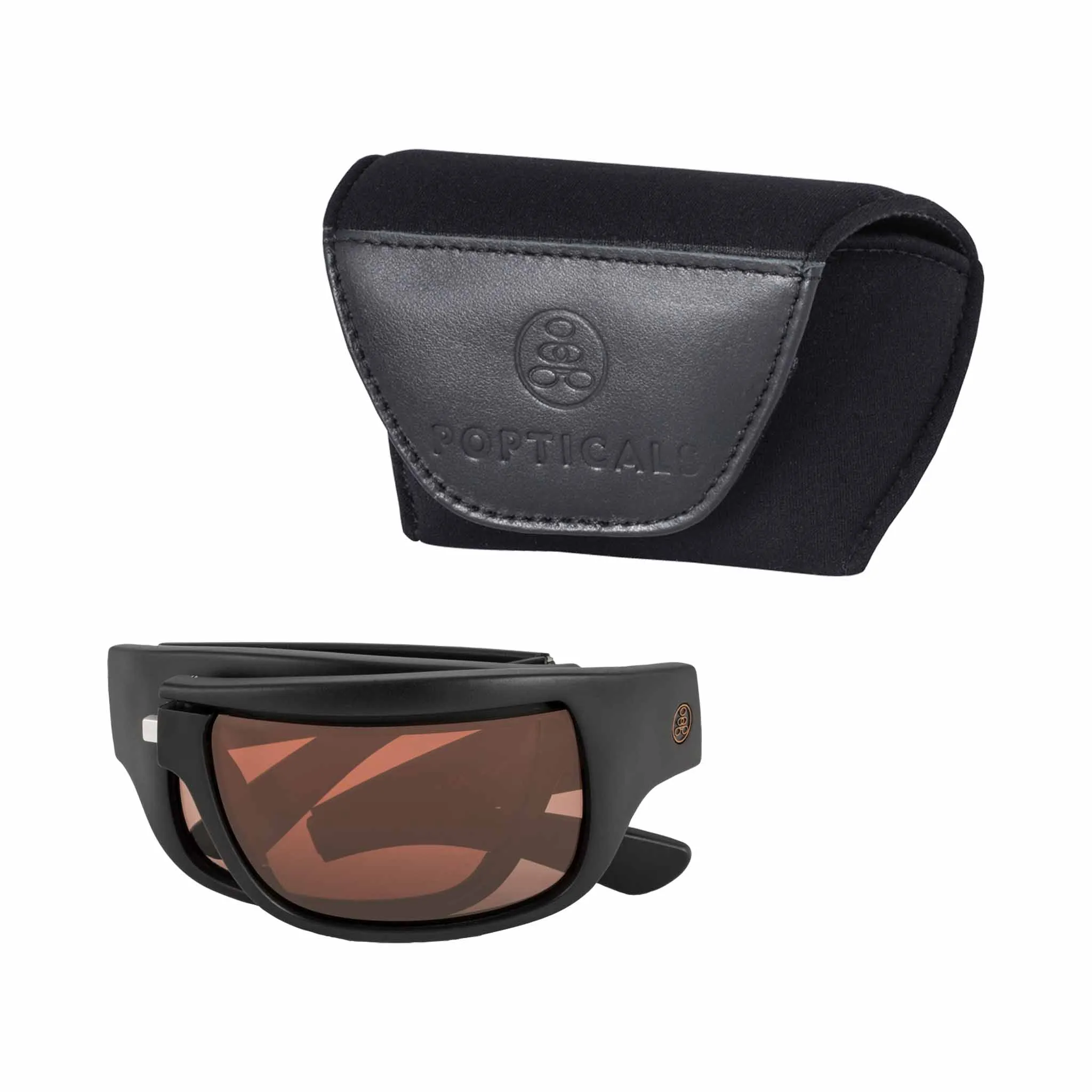 POPH2O | Polarized, Matte Black, Copper Lens