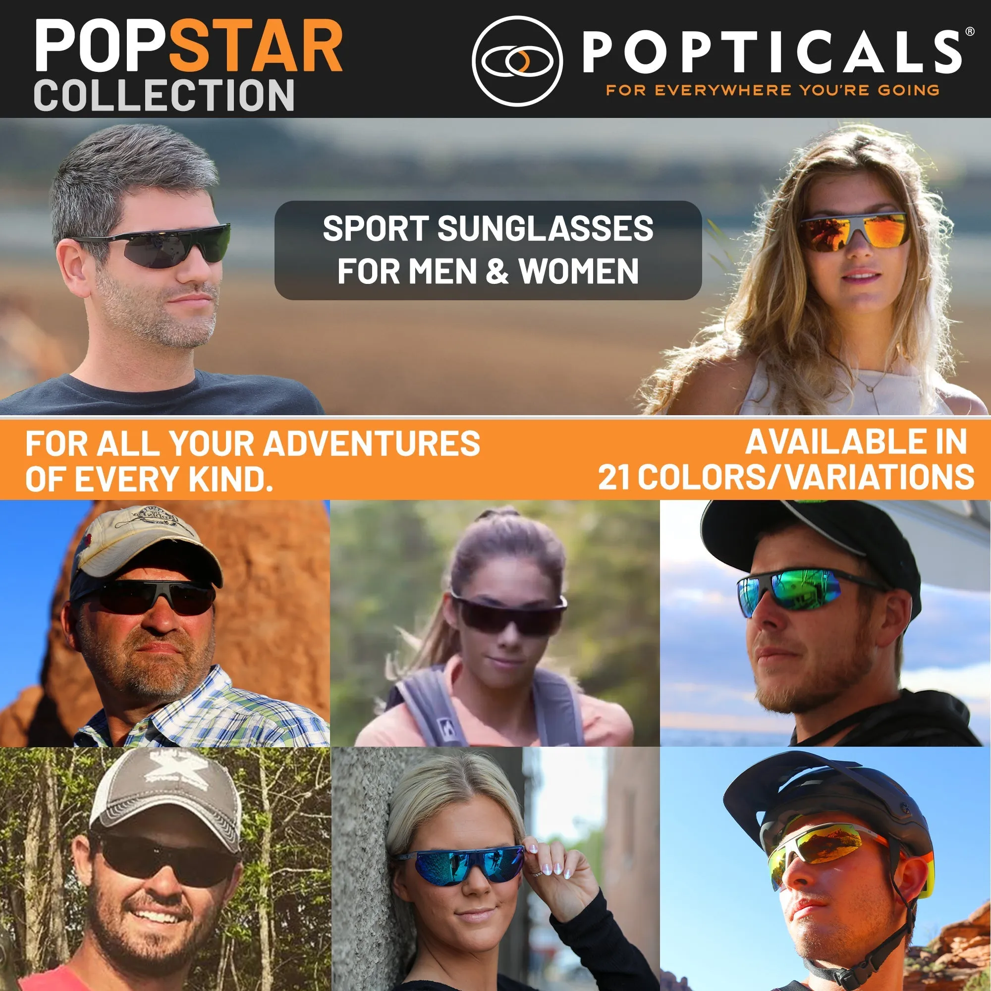 POPSTAR | Polarized, Matte Black, Gray Lens
