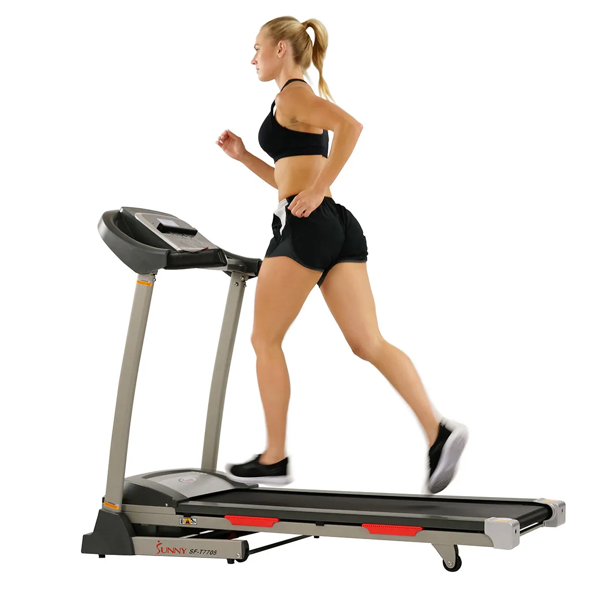 Portable Treadmill w/ Incline, Shock Absorption and Smart App