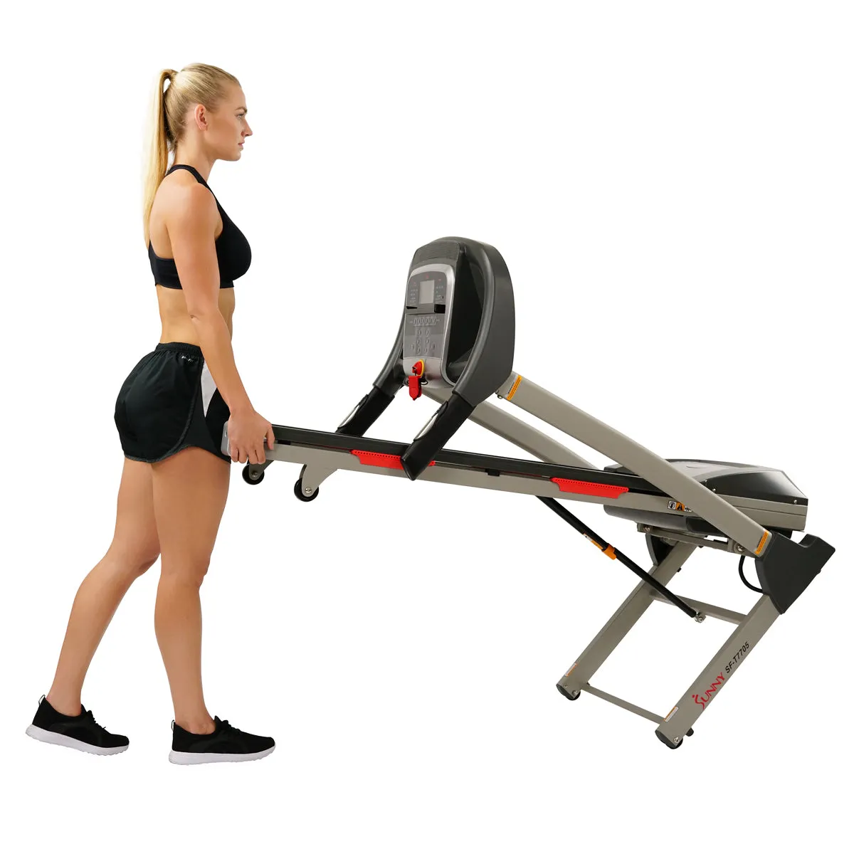 Portable Treadmill w/ Incline, Shock Absorption and Smart App