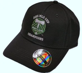 Portland Timbers Antigua 2015 MLS Cup Champions Black Flexfit Hat Cap