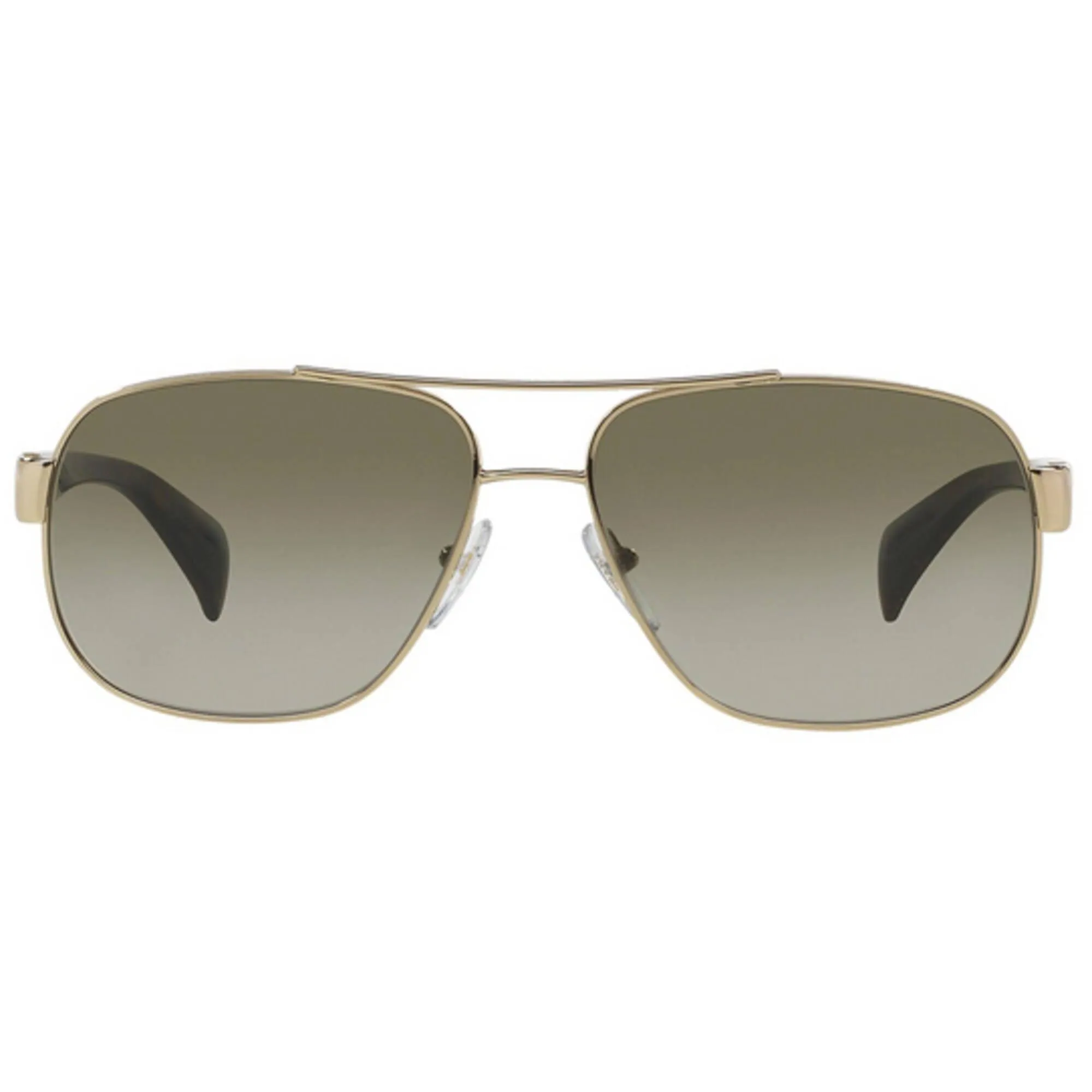 Prada Unisex Sunglasses - Pale Gold Metal Frame Brown Gradient Lens | 0PR 52PS ZVN1X1