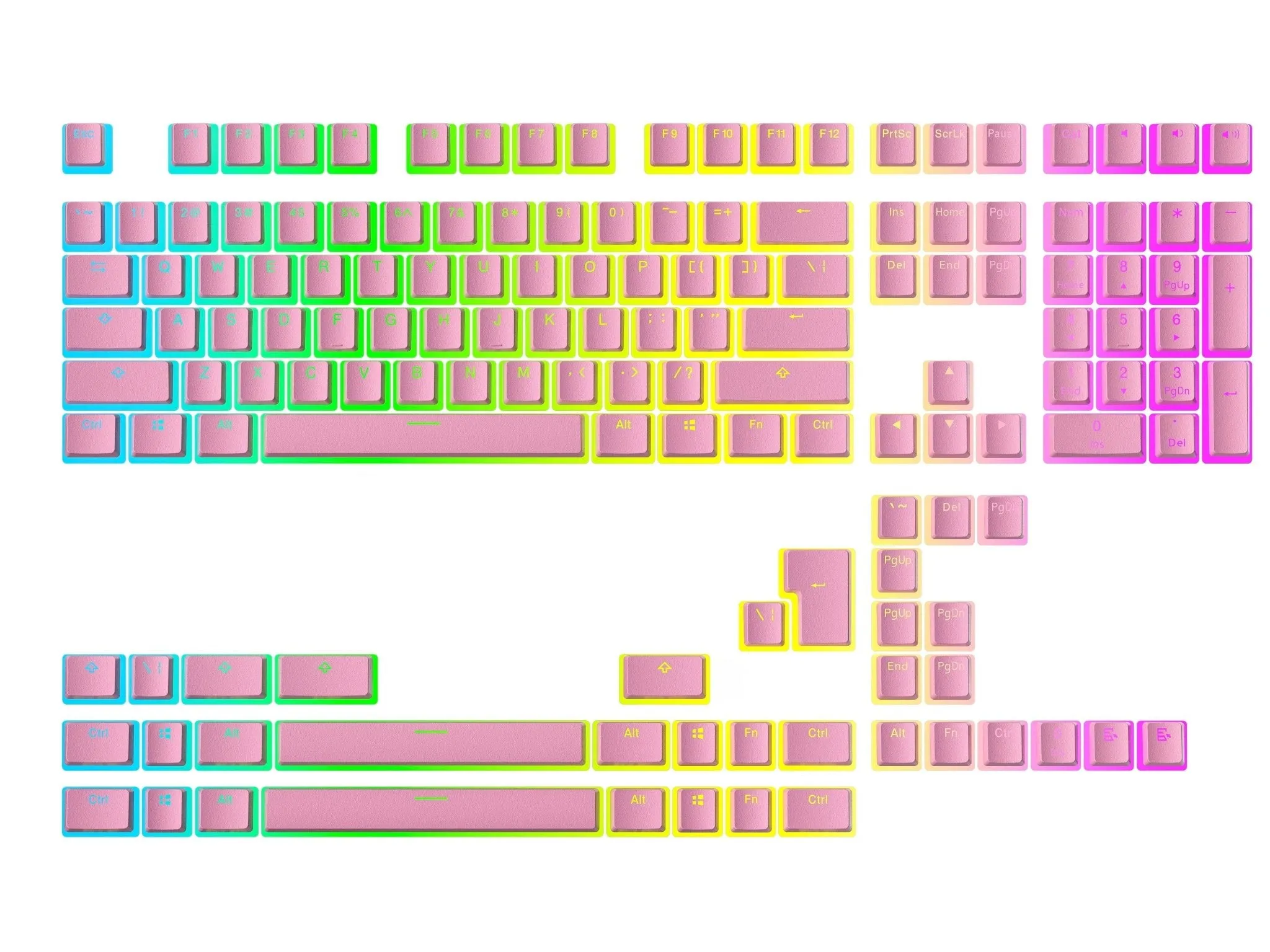 Pudding Keycaps v2 (145 Keys )