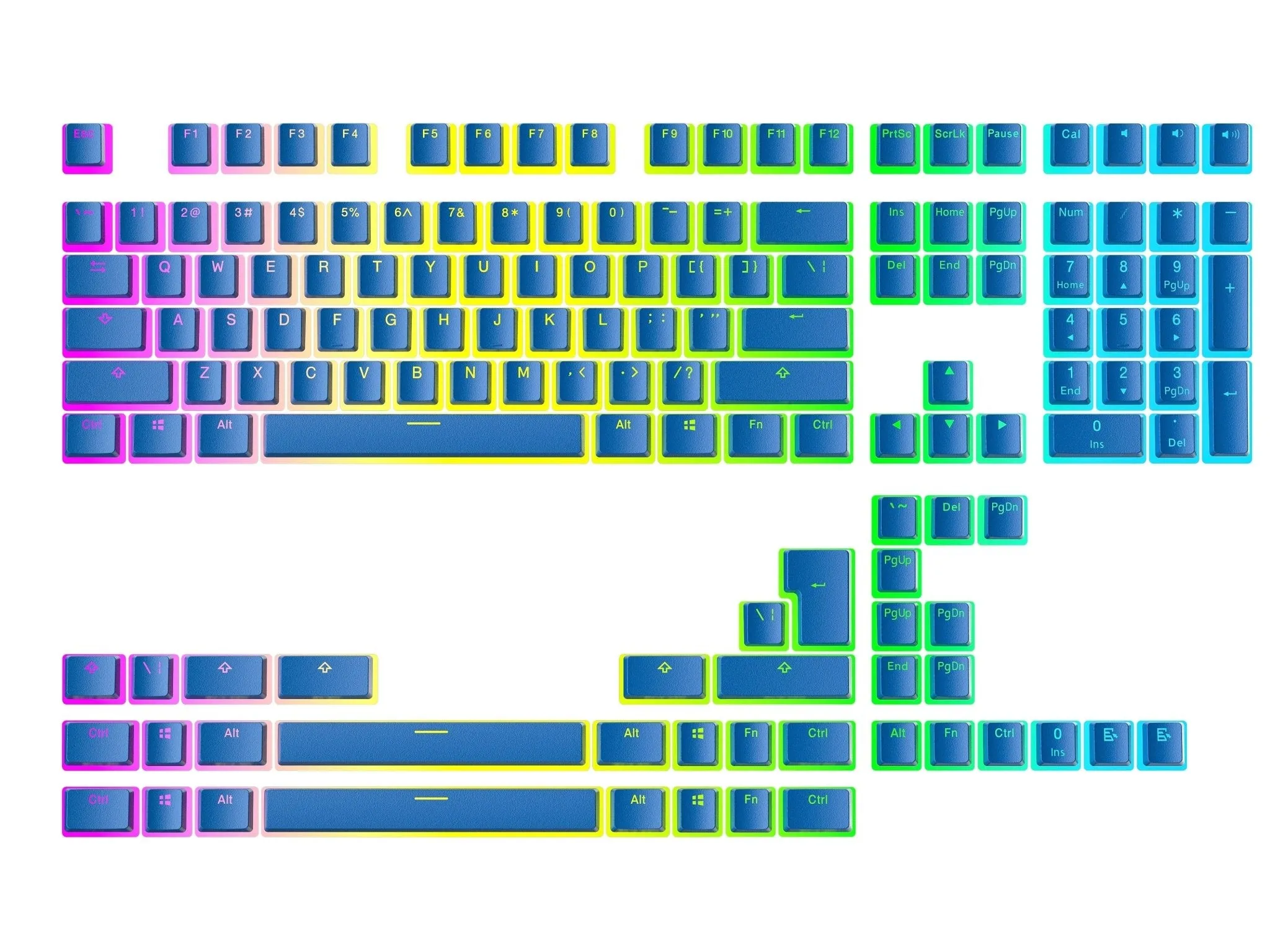 Pudding Keycaps v2 (145 Keys )
