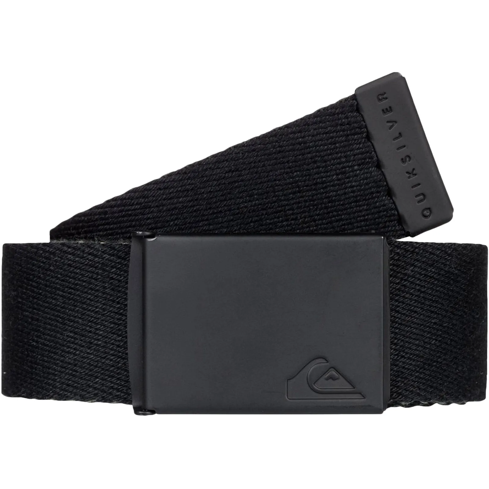 Quiksilver Adults The Jam Adjustable Bottle Opener Webbing Belt - Black