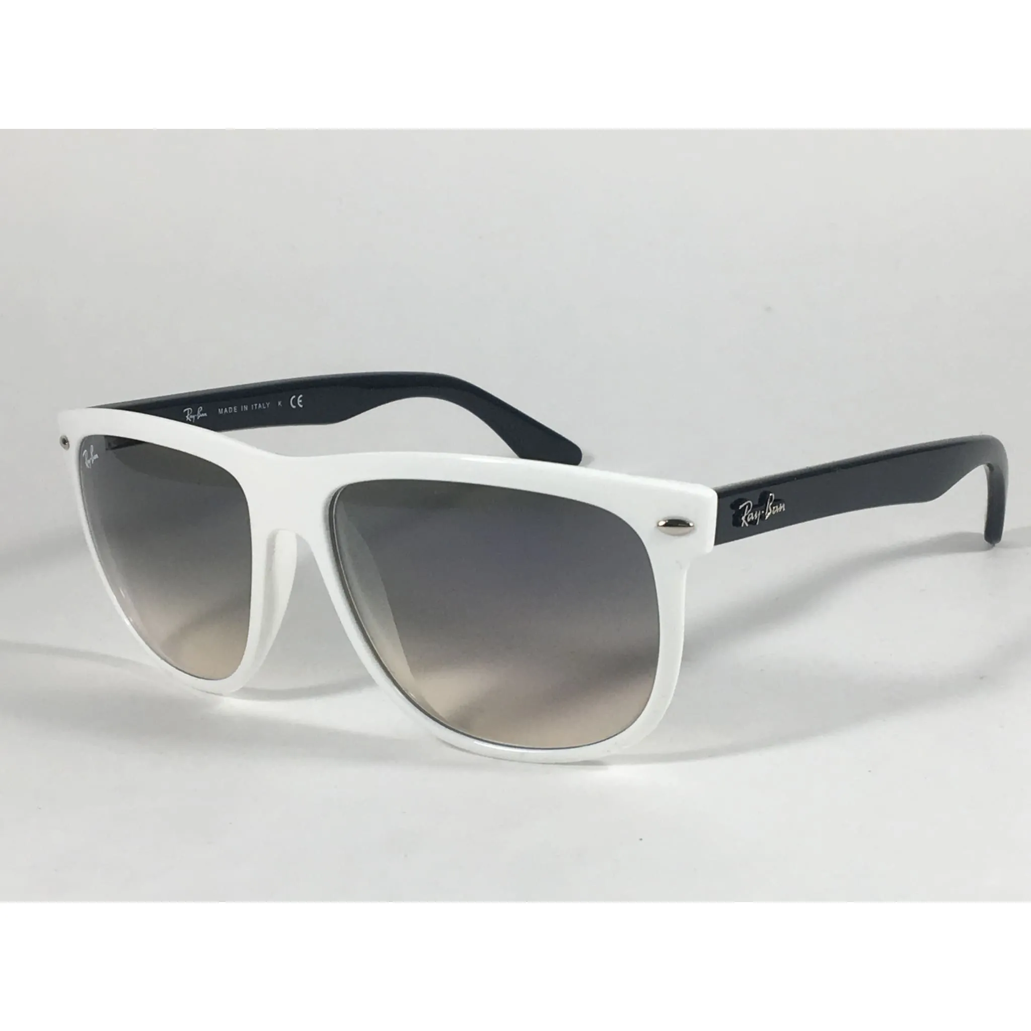 Ray-Ban Highstreet Sunglasses Two Tone Black White Gray Gradient Lens RB4147 722/32 56mm