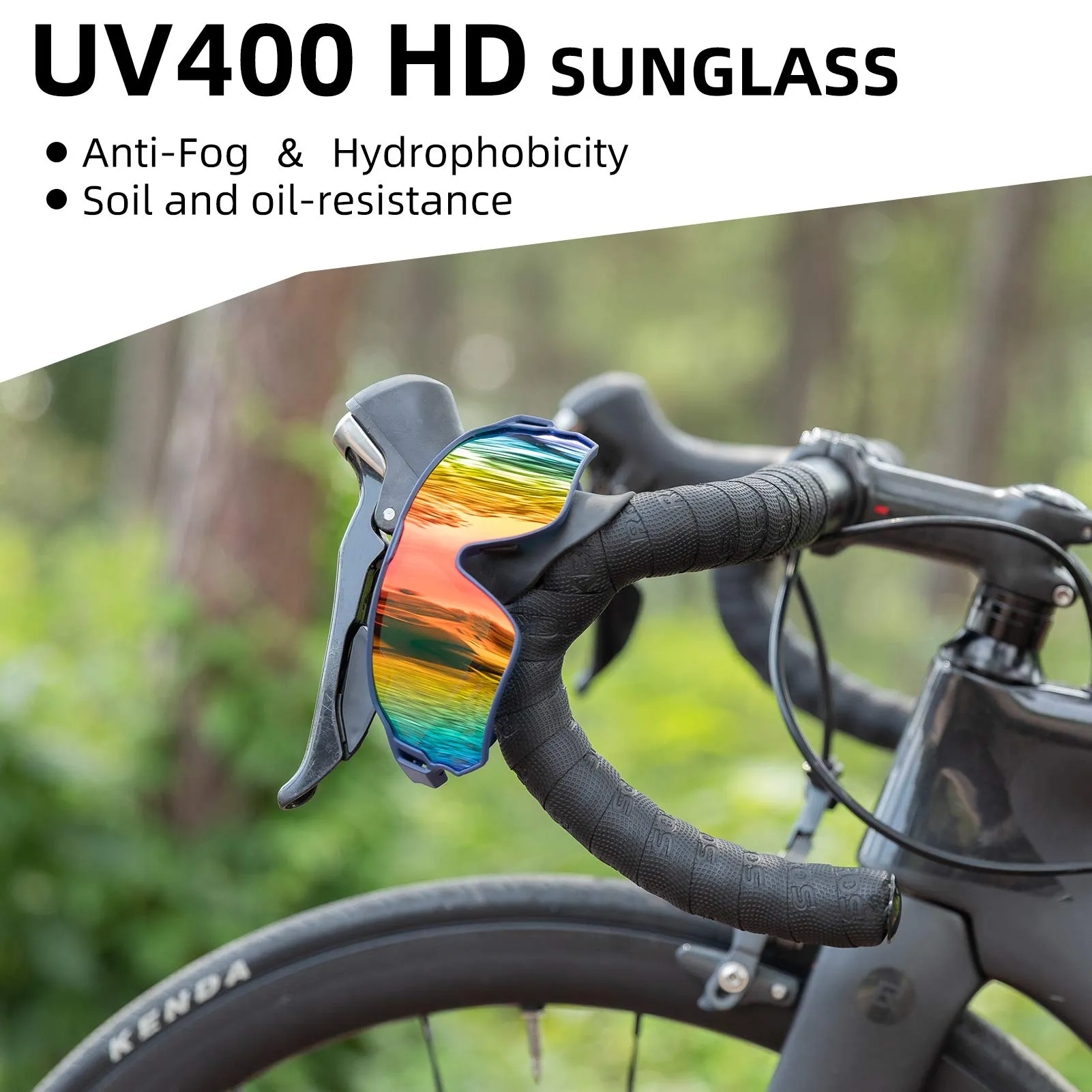 ROCKBROS Cycling Sunglasses Polarized UV Protection Full Frame Goggles