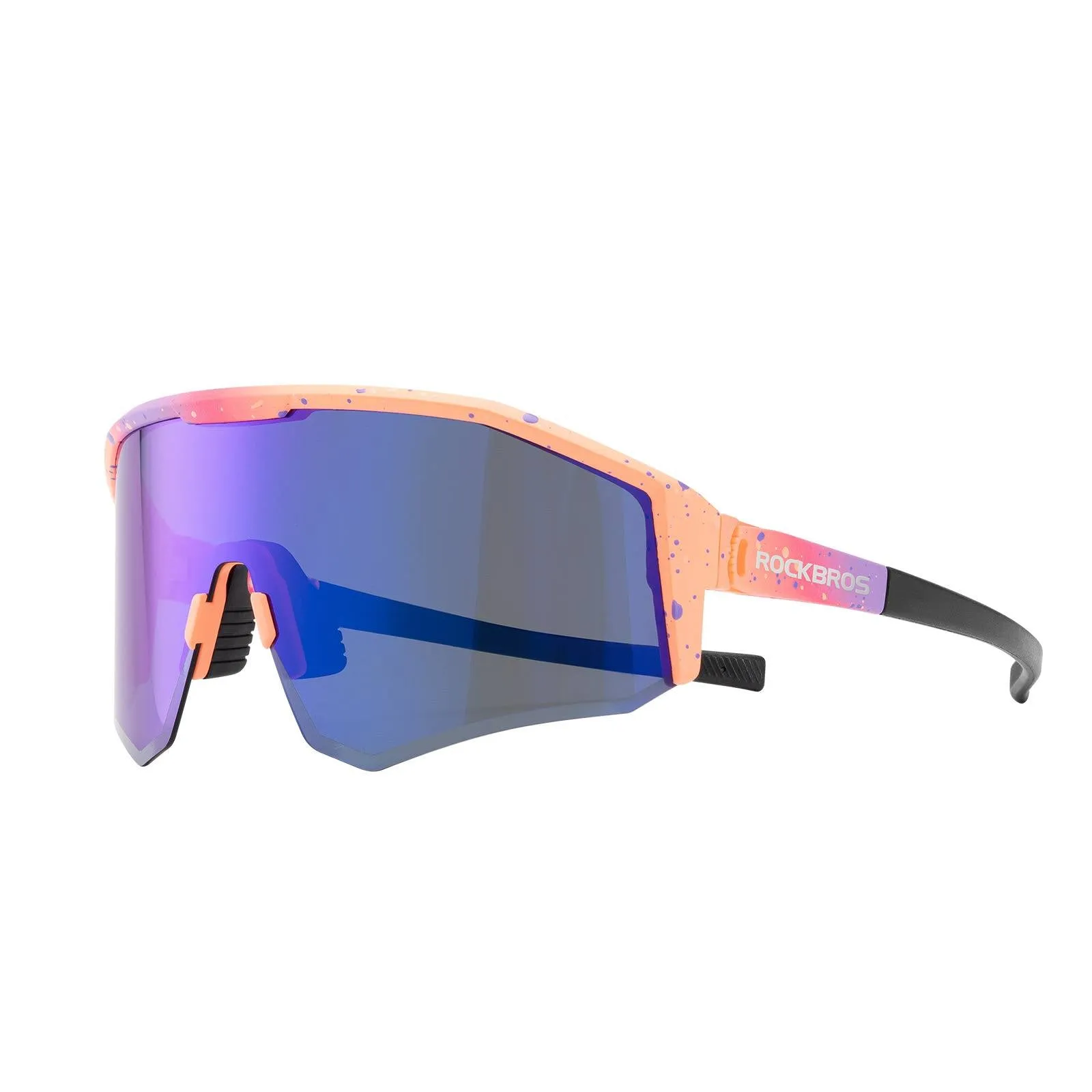 ROCKBROS Polarized Sports Glasses Adjustable Temple TAC Lenses TR90 Frame