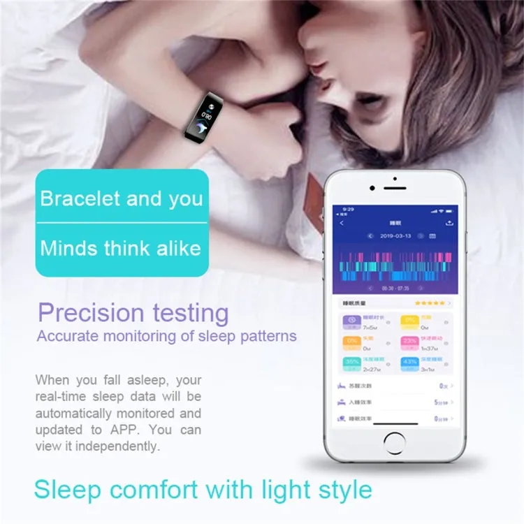 S28 1.14 inch TFT Color Screen IPX67 Waterproof Bluetooth Smartwatch, Support Call Reminder/ Heart Rate Monitoring /Blood Pressure Monitoring/ Sleep Monitoring (Blue)