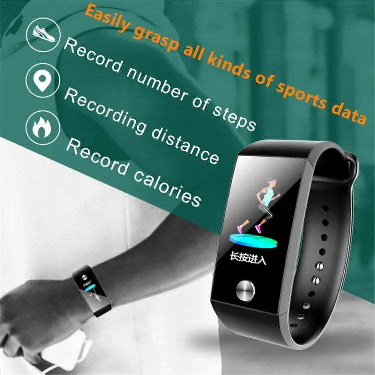 S28 1.14 inch TFT Color Screen IPX67 Waterproof Bluetooth Smartwatch, Support Call Reminder/ Heart Rate Monitoring /Blood Pressure Monitoring/ Sleep Monitoring (Blue)