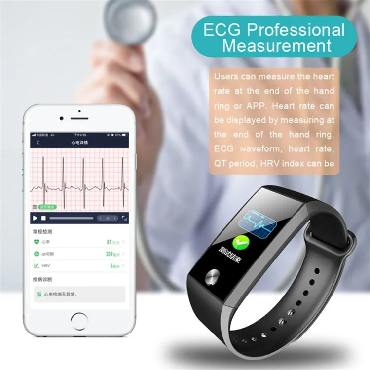 S28 1.14 inch TFT Color Screen IPX67 Waterproof Bluetooth Smartwatch, Support Call Reminder/ Heart Rate Monitoring /Blood Pressure Monitoring/ Sleep Monitoring (Blue)