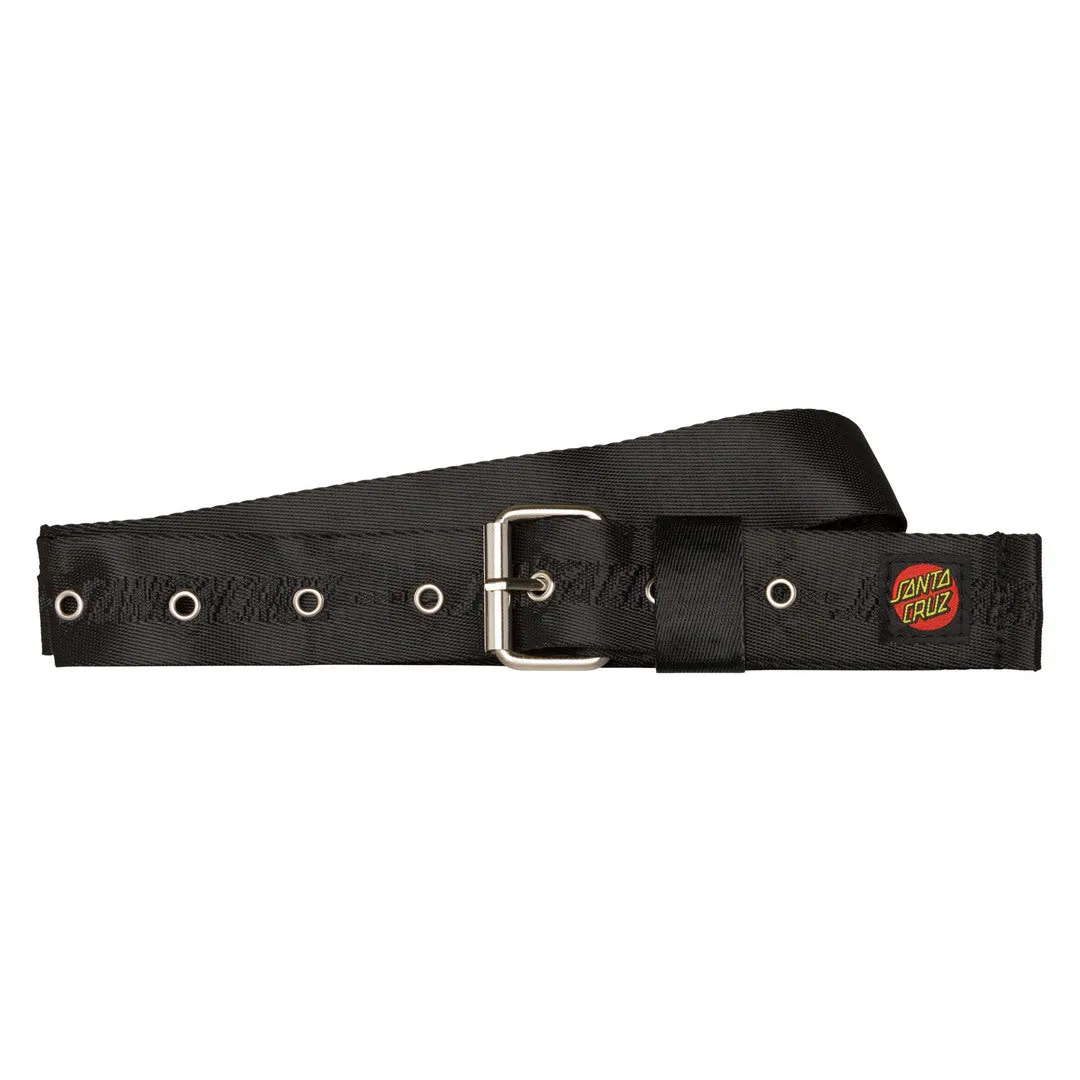 Santa Cruz Classic Street Strip Web Belt Black