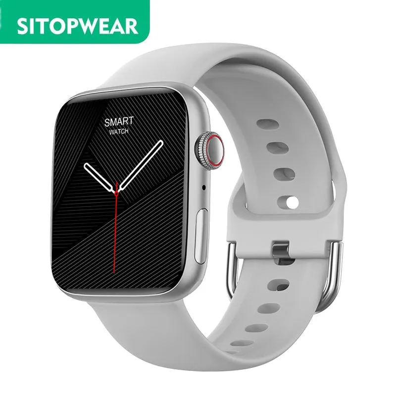 SitopWear Smart Watch 2022 Wireless Charging Smartwatch Bluetooth Calls Watches Men Women Fitness Bracelet Custom Watch Face
