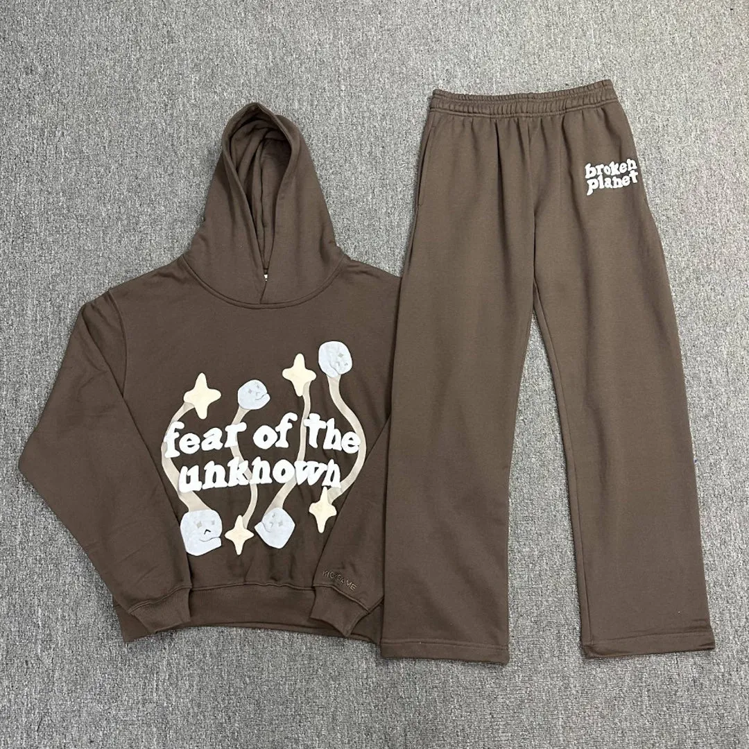 Skeleton casual streetwear two-piece suit