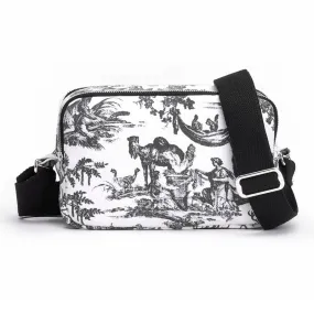 Sling Bag | White & Black