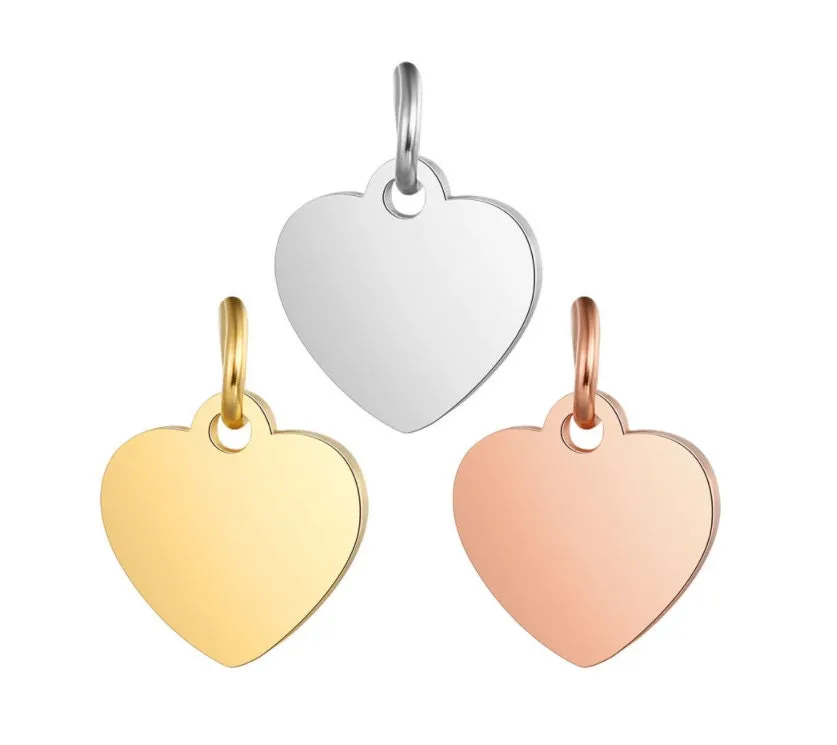 Small Heart Charm - Dainty Gold Silver Rose Gold Mini Heart Add On Charm - Dainty Heart - Love Inspired Gold Heart Pendant Jewelry