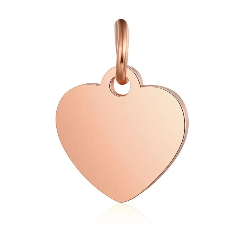 Small Heart Charm - Dainty Gold Silver Rose Gold Mini Heart Add On Charm - Dainty Heart - Love Inspired Gold Heart Pendant Jewelry