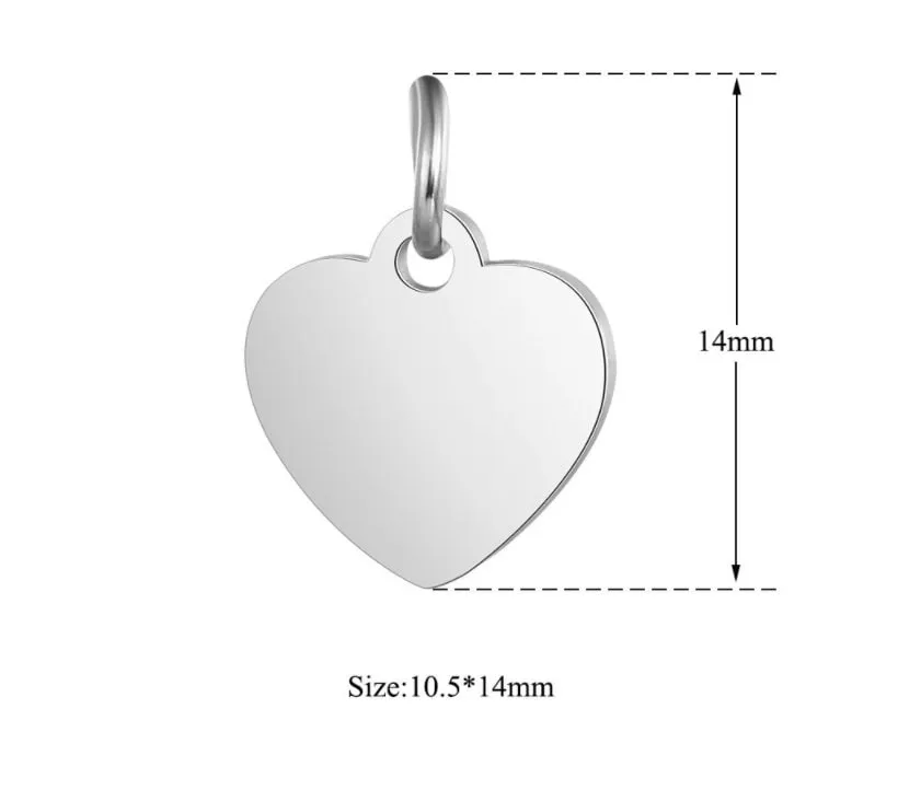 Small Heart Charm - Dainty Gold Silver Rose Gold Mini Heart Add On Charm - Dainty Heart - Love Inspired Gold Heart Pendant Jewelry