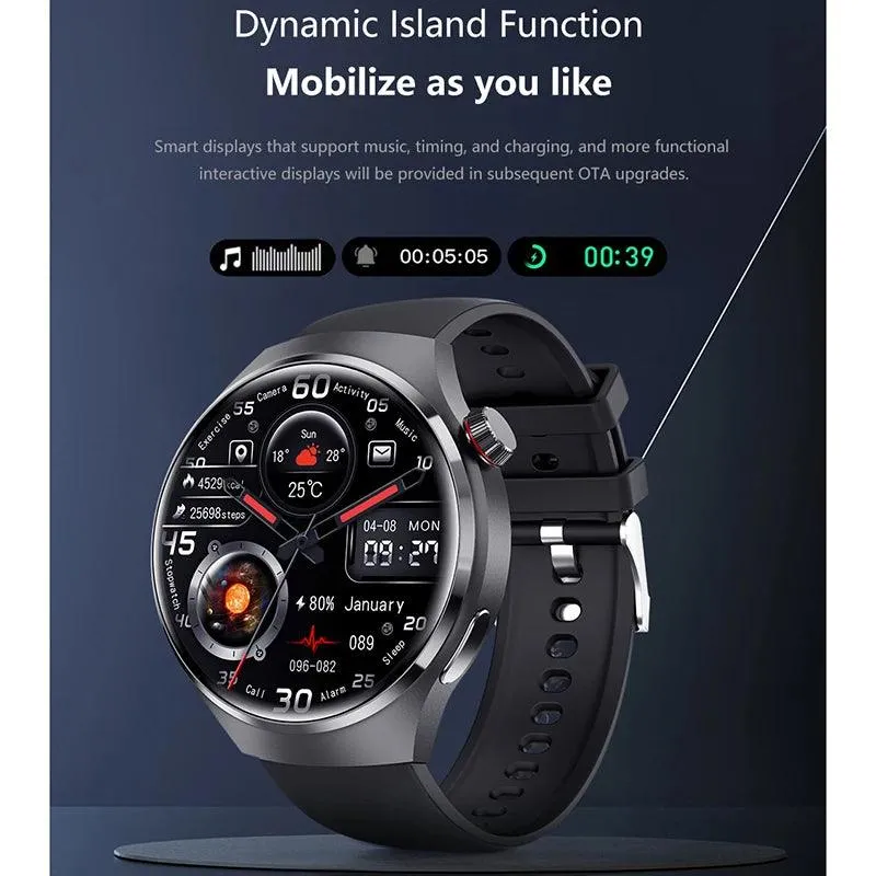 Smart Watch Männer HD-Bildschirm BT Call NFC wasserdichte