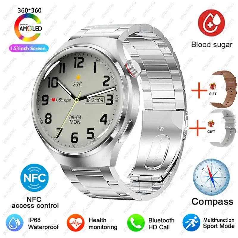 Smart Watch Männer HD-Bildschirm BT Call NFC wasserdichte