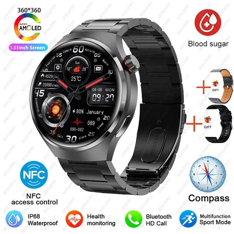 Smart Watch Männer HD-Bildschirm BT Call NFC wasserdichte