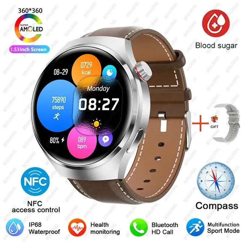 Smart Watch Männer HD-Bildschirm BT Call NFC wasserdichte