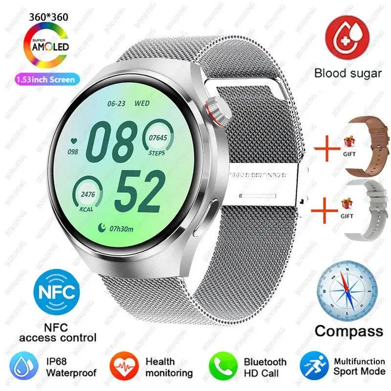 Smart Watch Männer HD-Bildschirm BT Call NFC wasserdichte