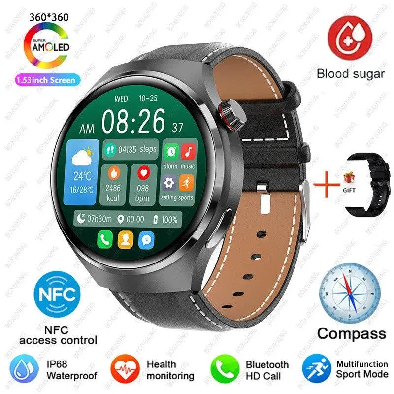 Smart Watch Männer HD-Bildschirm BT Call NFC wasserdichte
