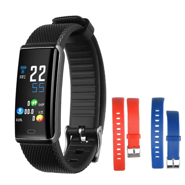 Smart Wristband Pedometer Heart Rate Sleep Monitor