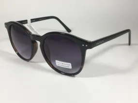 Tommy Hilfiger Dream WP OL453 Round Keyhole Sunglasses Black Tortoise Frame Gray Gradient Lens