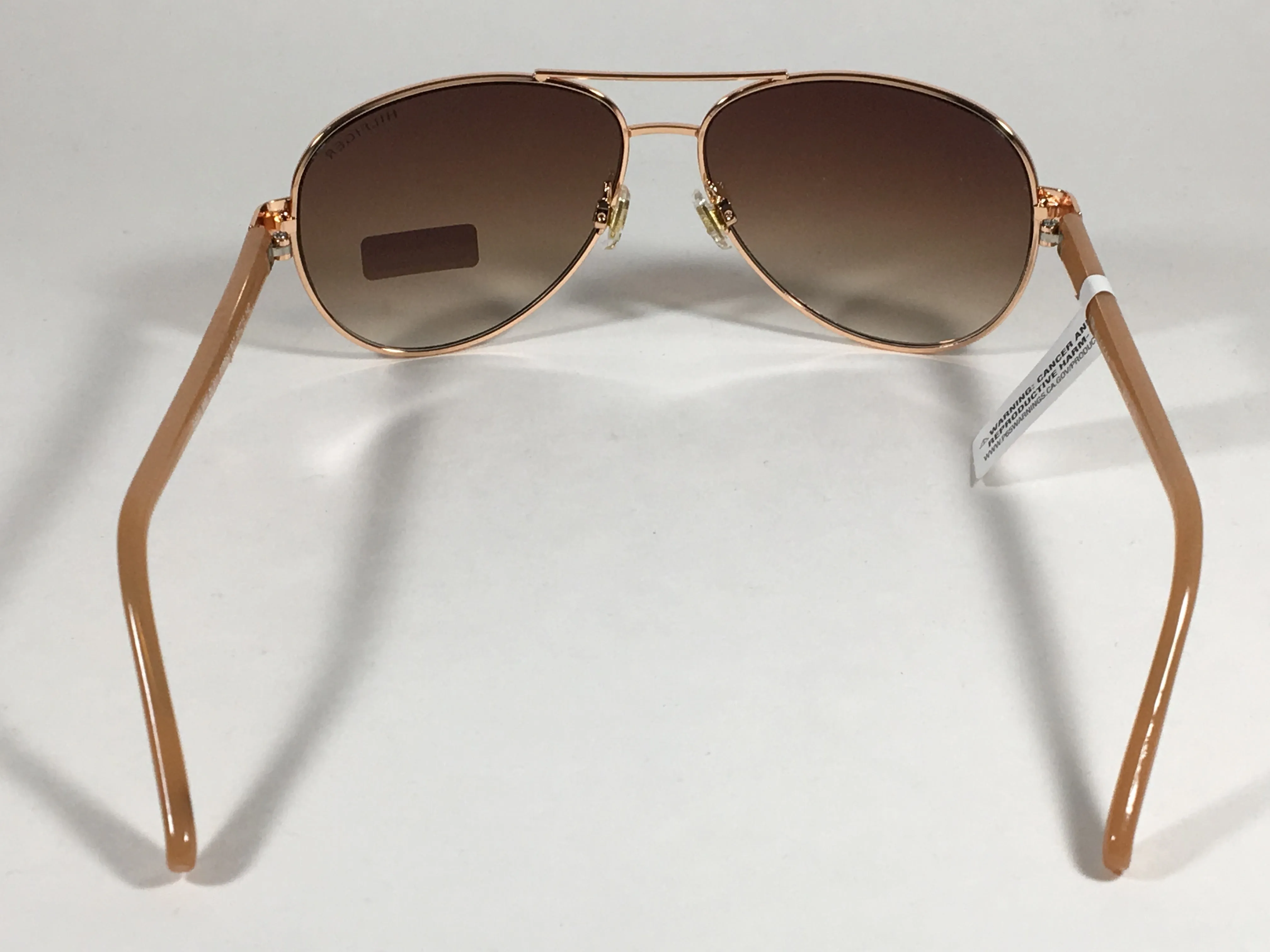 Tommy Hilfiger Sami Aviator Sunglasses Rose Gold and Nude Frame Brown Gradient Lens SAMI WM OL311