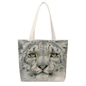 [TUS-465] Snow Leopard Portrait Totes
