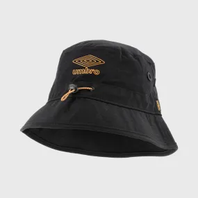 Umbro Unisex Technical Bucket Hat Black/Orange _ 183516 _ Black