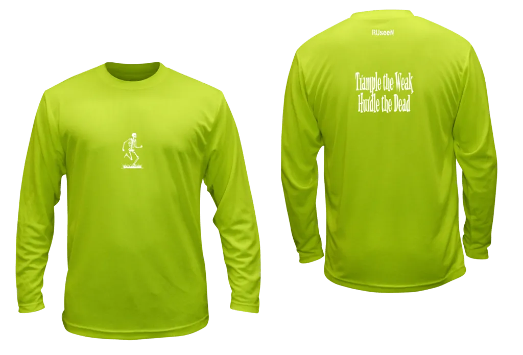 Unisex Reflective Long Sleeve - Trample the Weak