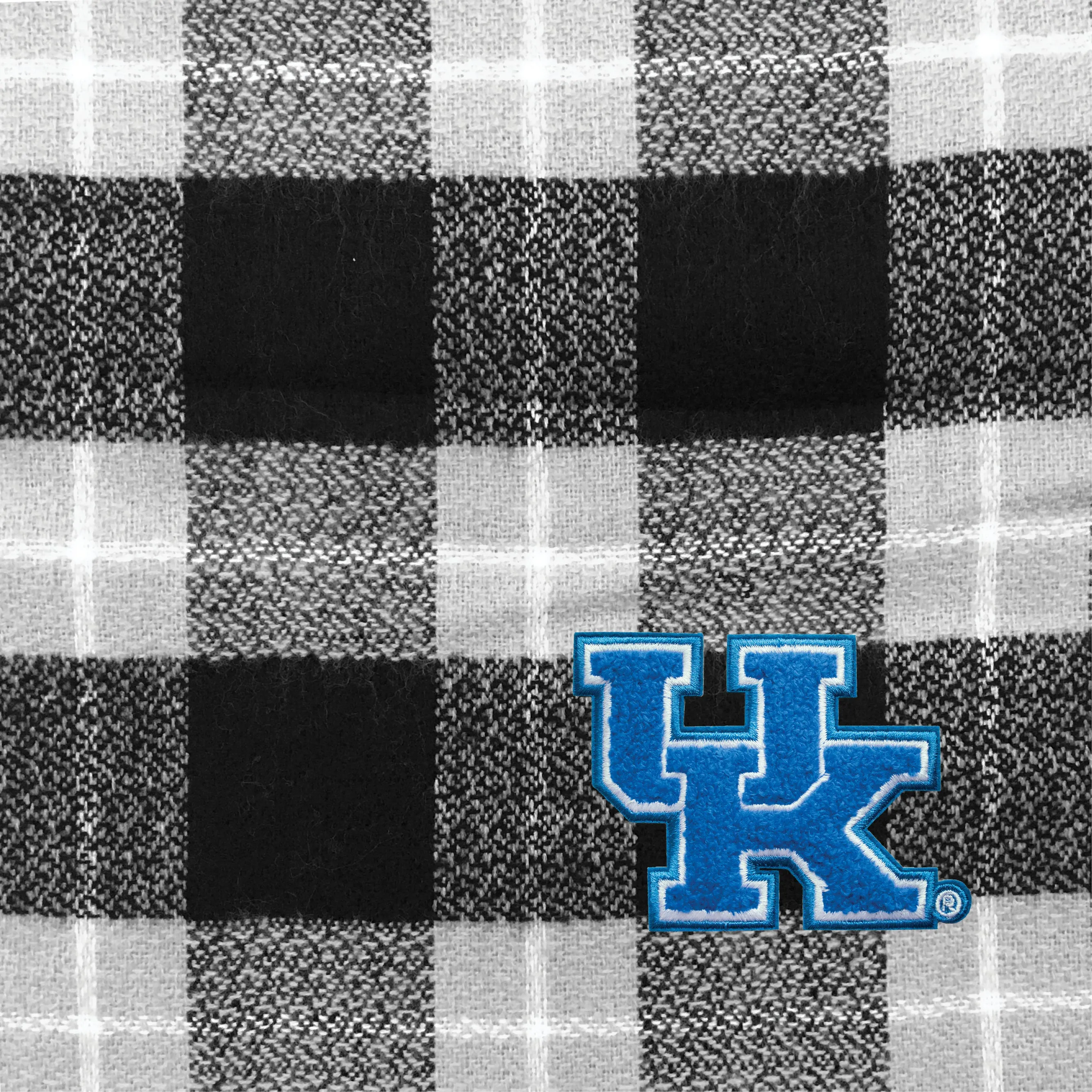 University of Kentucky Plaid Blanket Scarf