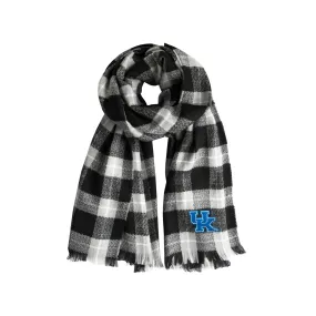 University of Kentucky Plaid Blanket Scarf