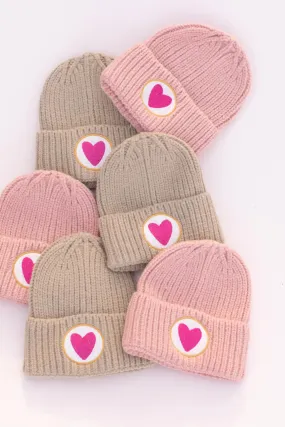 Valentines Heart Kid Beanies