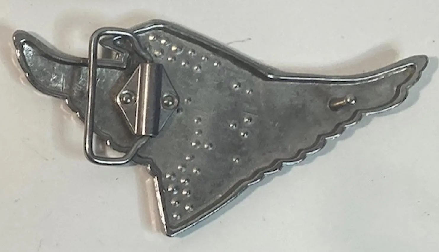 Vintage Metal Belt Buckle, Famous Star and Straps F, Heavy Duty, Quality, Made in USA, For Belts, Fashion, Shelf Display, Western Wear,
