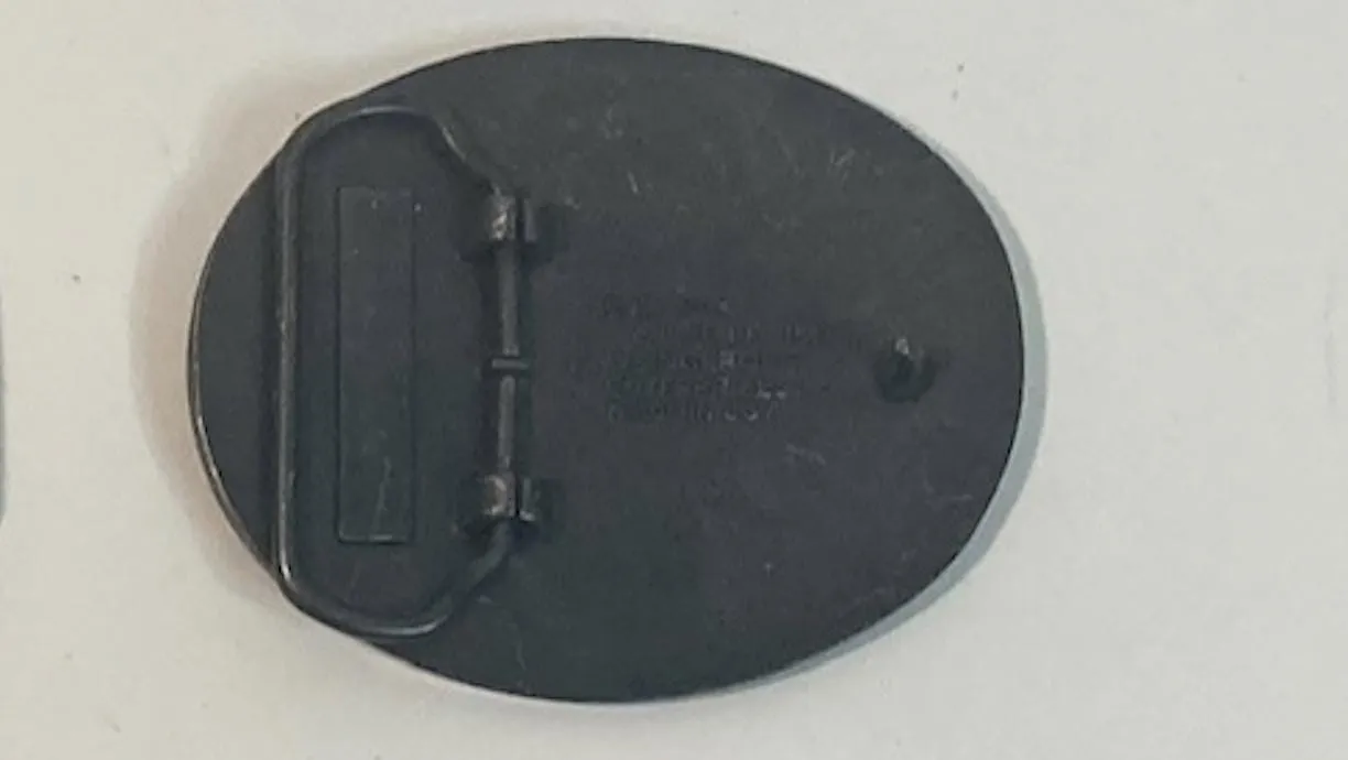 Vintage Metal Belt Buckle, Keep The Torch Lit, Heavy Duty, Quality, Made in USA, For Belts, Fashion, Shelf Display, Western Wear,