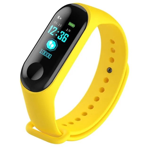 Wristwatch Fitness M3 Color Screen Smart Sport Bracelet Activity Running Tracker Heart Rate For Children Men Women Watch Hours