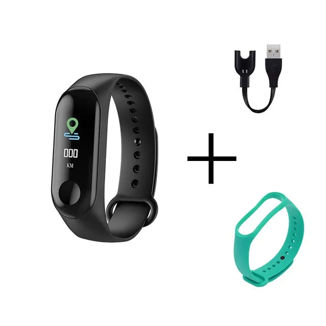Wristwatch Fitness M3 Color Screen Smart Sport Bracelet Activity Running Tracker Heart Rate For Children Men Women Watch Hours