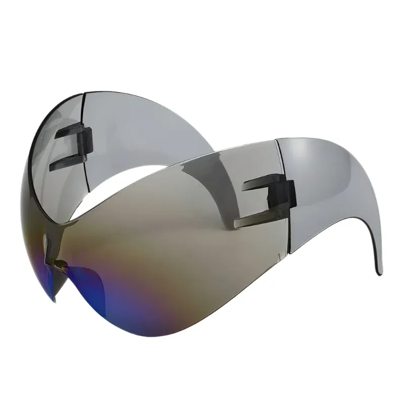 Y2k Oversized Sports Sunglasses
