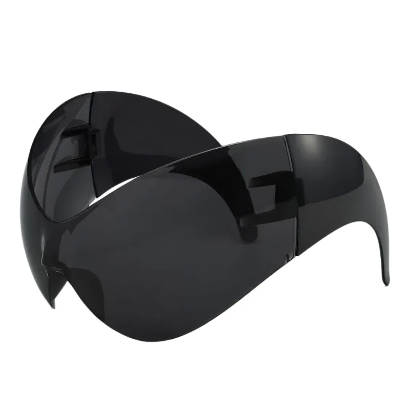 Y2k Oversized Sports Sunglasses