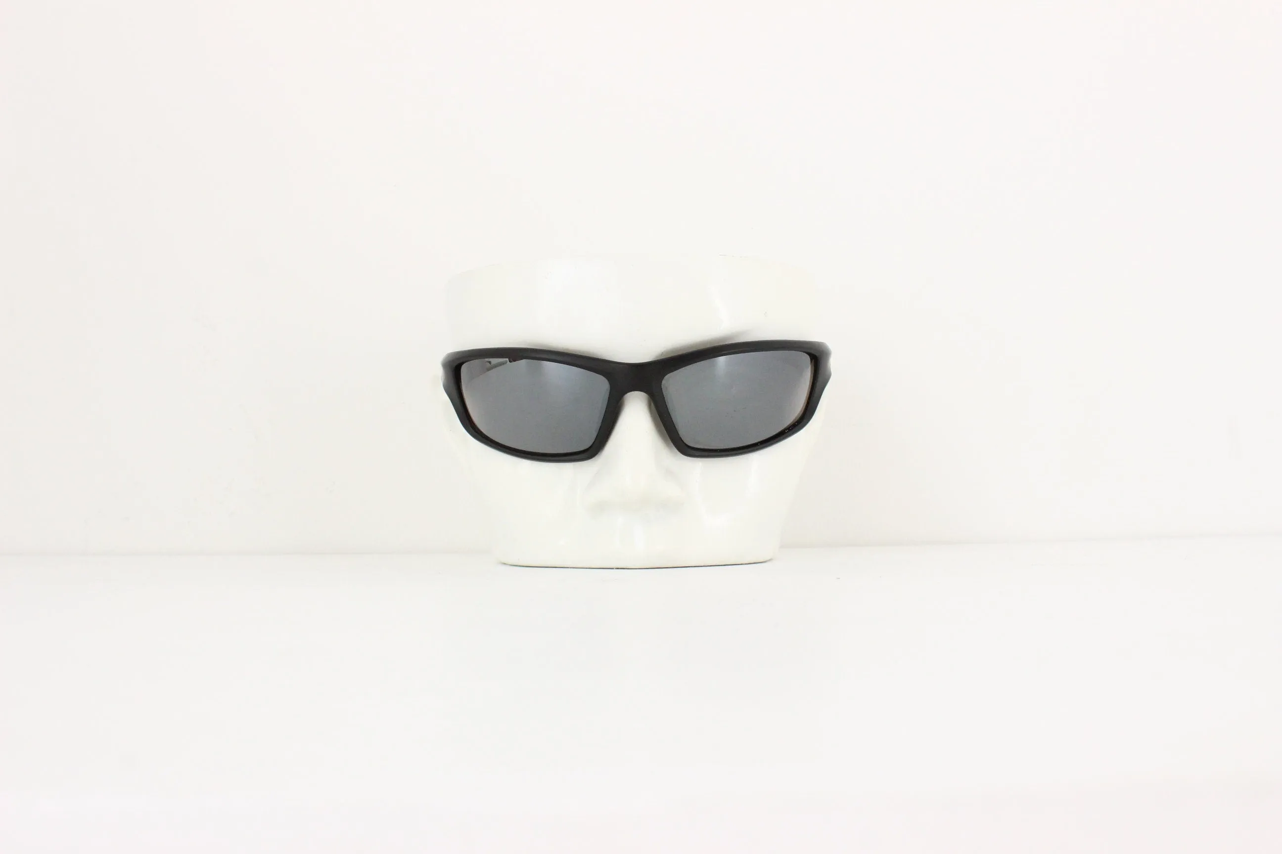 Y2K Sporty Black Speed Dealer Wraparound Sunglasses