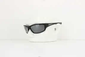 Y2K Sporty Black Speed Dealer Wraparound Sunglasses