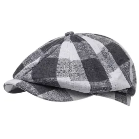 Zweig Tartan Cotton Newsboy Cap